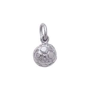  Rembrandt Charms Soccer Ball Charm, Sterling Silver 