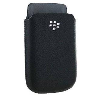 BlackBerry Leather Pocket for RIM BB 9800 Torch, Black