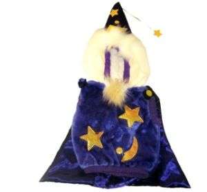 WIZARD COSTUME HOOD HAT CAPE ATTACHED TODDLER 12 24M  