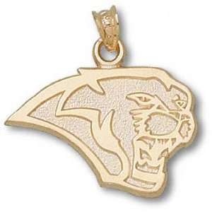   Houston Cougars 10K Gold Cougar Head 5/8 Pendant