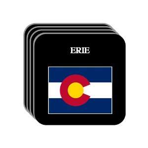  US State Flag   ERIE, Colorado (CO) Set of 4 Mini Mousepad 