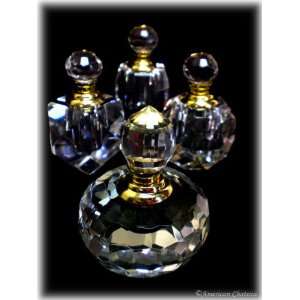   : Set 4 Assorted Mini Cut Lead Crystal Perfume Bottle: Home & Kitchen