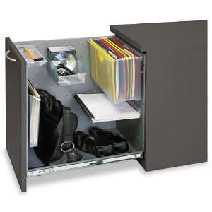   Pantry style, pull out drawer.   Steel ball bearing suspension slides
