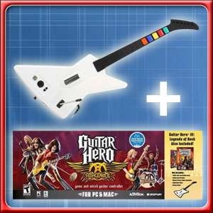 Plorer Gitarre fürPC/MAC/Xbx360 + Aerosmith Game + Legends of Rock 
