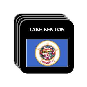  US State Flag   LAKE BENTON, Minnesota (MN) Set of 4 Mini 
