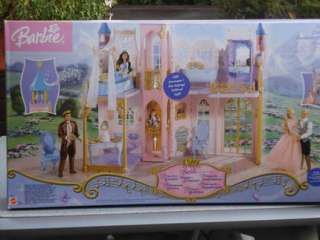 Traumhaftes Barbie Schloss aus Prinzessin und Dorfmädchen in OVP in 