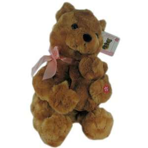   Singing & Moving Mother & Baby Plush Teddy Bear by Russ: Toys & Games