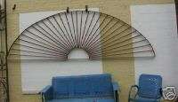 Antique Wrought Iron Arch   11.6 feet wide x 3.7 tall  