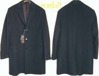   black 46 Cashmere blend Single Breasted coat NWT Authentic  