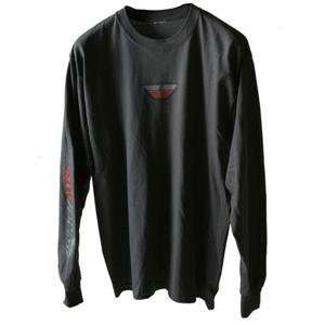  Fly Racing F Wing Long Sleeve T Shirt   2X Large/Dark Grey 