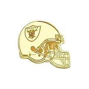   Gold NFL Oakland Raiders Football Helmet Tie Tac: Sports & Outdoors