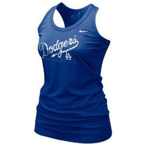   Ladies Royal Blue 7th Inning Stretch Tank Top: Sports & Outdoors