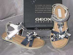 GEOX Sandalen jeans Schmetterlinge 26 bis 34 J11E2C  