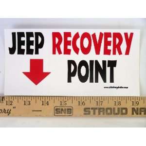  * Magnet* Jeep Recovery Point Magnetic Bumper Sticker Automotive