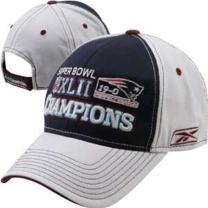  New England Patriots 19 0 Super Bowl XLII Champions 