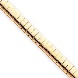  7.25in Gold plated 6mm Omega Bracelet Jewelry