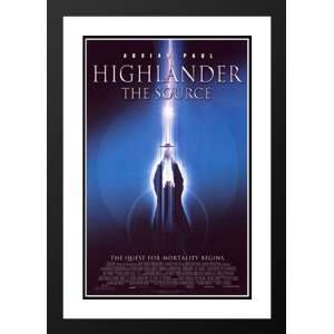  Highlander The Source 20x26 Framed and Double Matted 