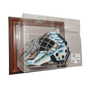  LA Kings Full Size Goalie Mask Display Case Wall Mount with Classic 