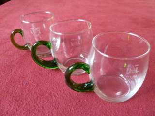 Schorle Gläser mit grünem Henkel   Rarität, 3 Stück in Baden 