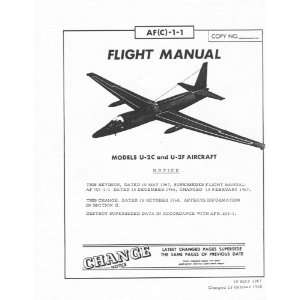  Lockheed U 2 Aircraft Flight Manual Lockheed Books