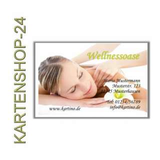     Terminkarten Bonuskarten Wellness Massage Beauty Spa ab 14,95