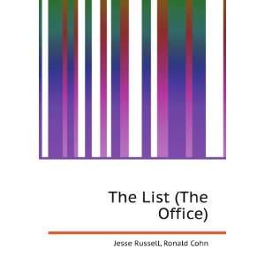 The List (The Office) Ronald Cohn Jesse Russell  Books