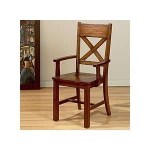  Verona Armchair Set of 2, Mahogany