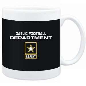 Mug Black  DEPARMENT US ARMY Gaelic Football  Sports  