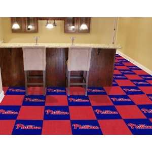   By FANMATS MLB   Philadelphia Phillies Carpet Tiles: Home & Kitchen