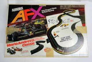1979 Aurora Marx AFX Mario Andretti Grand Prix HO Scale Race Set BOXED 