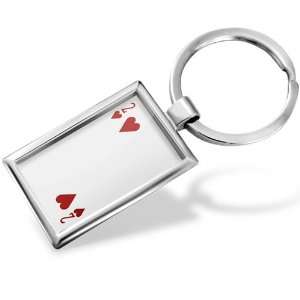   Two hearts   Deuce / card game   Hand Made, Key chain ring Jewelry