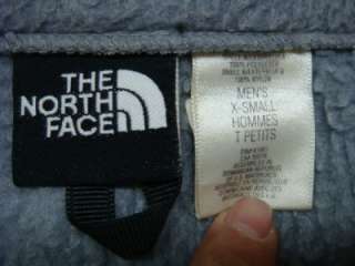 VINTAGE NORTH FACE GREY FLEECE VEST SZ MENS XSMALL MADE IN USA  