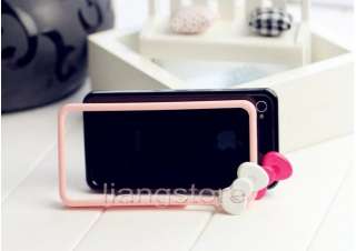 New Bow Bumper Frame case cover for iPhone4 4G Gen 4S  