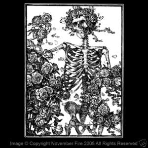 Skeleton with Roses T Alton Kelly Stanley Mouse Dead  