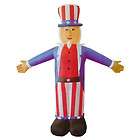 Uncle Sam 6 Lighted Patriotic Airblown Inflatable Decorations 4th of 