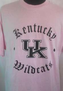 UNIVERSITY KENTUCKY UK WILDCATS Mens Pink T Shirt NWT  