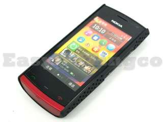 Mesh Hard Back Cover Case for Nokia 500 Black  