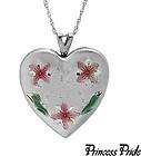 Sterling Heart Locket with 33 in. chain  