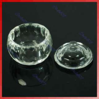crystal glass dappen dish lid bowl cup nail art acrylic pictures