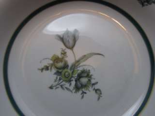 TEAL TULIP SOUP BOWL GREEN by ROYAL BAYREUTH, US ZONE  