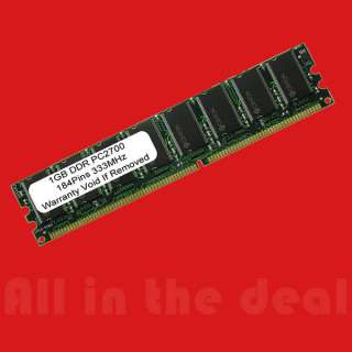 1GB PC2700 333 DDR DELL HP IBM ASUS POWER MAC G5 RAM  
