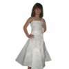 Kommunionkleid / Blumenkinder Kleid, weiß rosa  Bekleidung