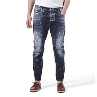 Painted motor jeans   D SQUARED   Slim   Denim   Menswear  selfridges 