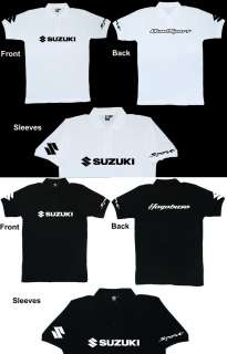 Suzuki T Shirt Polo   SBK MotoGP Bandit V Storm Hayabusa GS500 