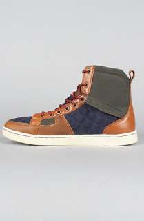 Creative Recreation The Solano Sneaker in Navy Forest Brown 