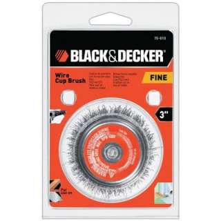 BLACK & DECKER 3 in. Wire Cup Brush 70 610 at The Home Depot