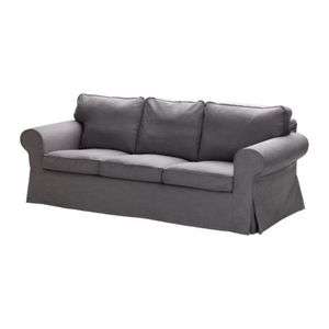   Ektorp 3 seat sofa removable cover Svanby Gray Slipcover NIP  