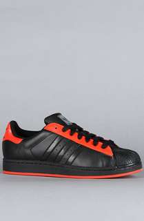 adidas The Superstar 2 Sneaker in Black Core Energy  Karmaloop 