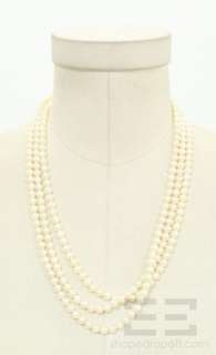 Mikimoto Matinee Length 5.50 6mm Round Cultured Pearl Necklace  