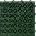 TopDeck Green Polypropylene 1ft. x 1ft. Deck Tile (40   Case)